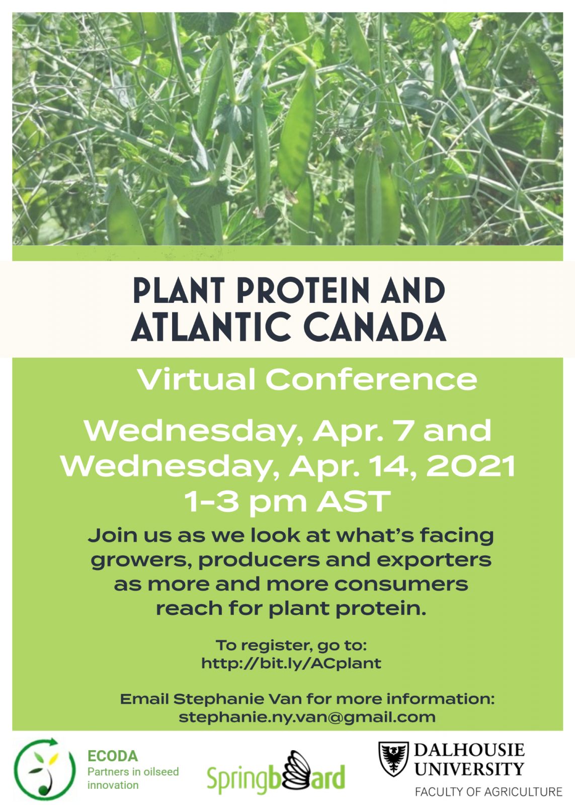 Plant Protein and Atlantic Canada Virtual Conference ECODA